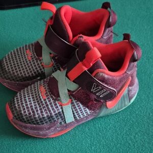 Nike Kids' Red and Gray Sneakers